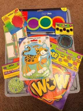 Classroom Decor- Cut-Outs, Mini Accents, and Bulletin Board Decorations